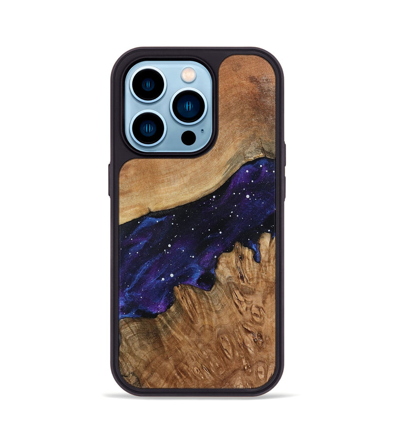 iPhone 14 Pro Wood Phone Case - Signe (Cosmos, 798445)