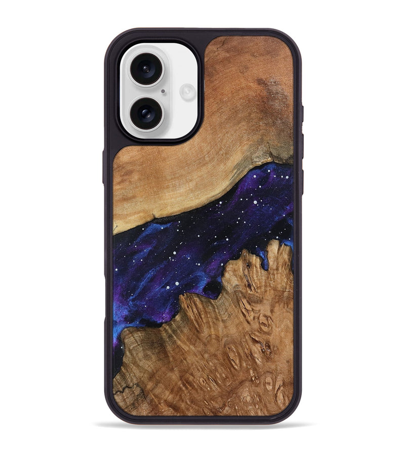 iPhone 16 Plus Wood Phone Case - Signe (Cosmos, 798445)