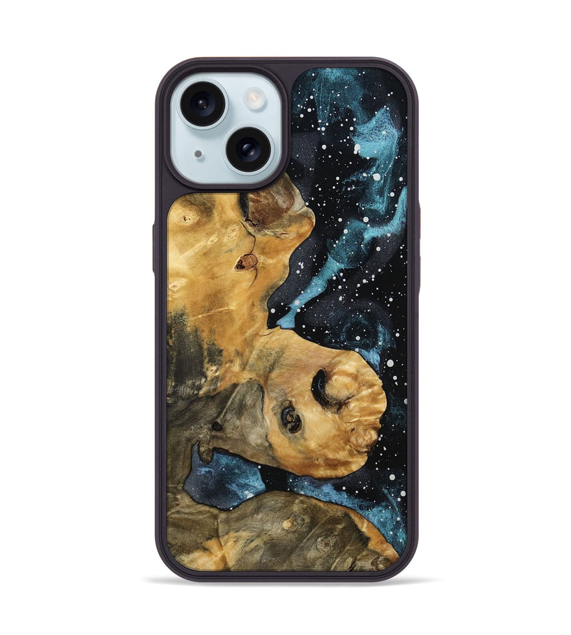 iPhone 15 Wood Phone Case - Percy (Cosmos, 798455)