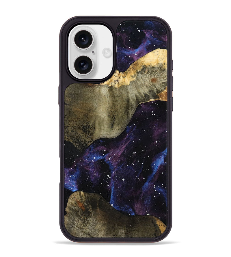 iPhone 16 Plus Wood Phone Case - Britny (Cosmos, 798473)