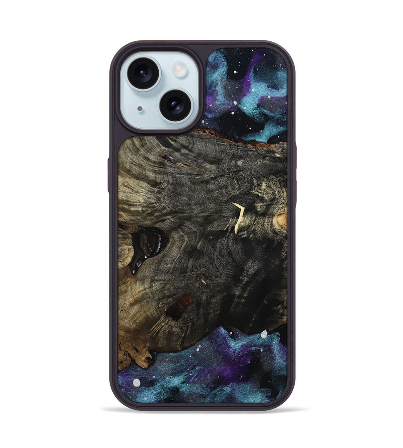 iPhone 15 Wood Phone Case - Chelsi (Cosmos, 798534)