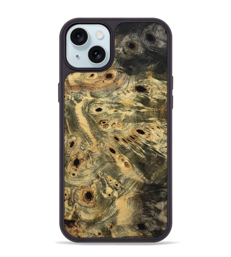 iPhone 15 Plus Wood Phone Case - Kamden (Wood Burl, 798551)