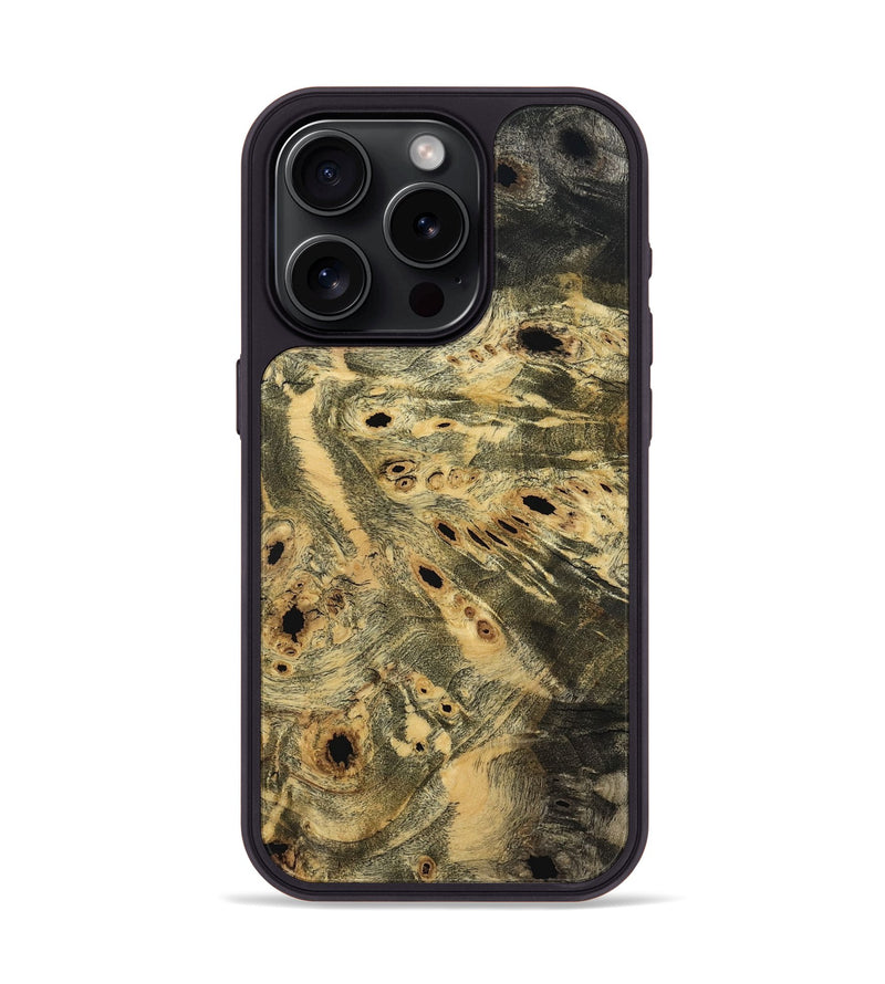 iPhone 15 Pro Wood Phone Case - Kamden (Wood Burl, 798551)
