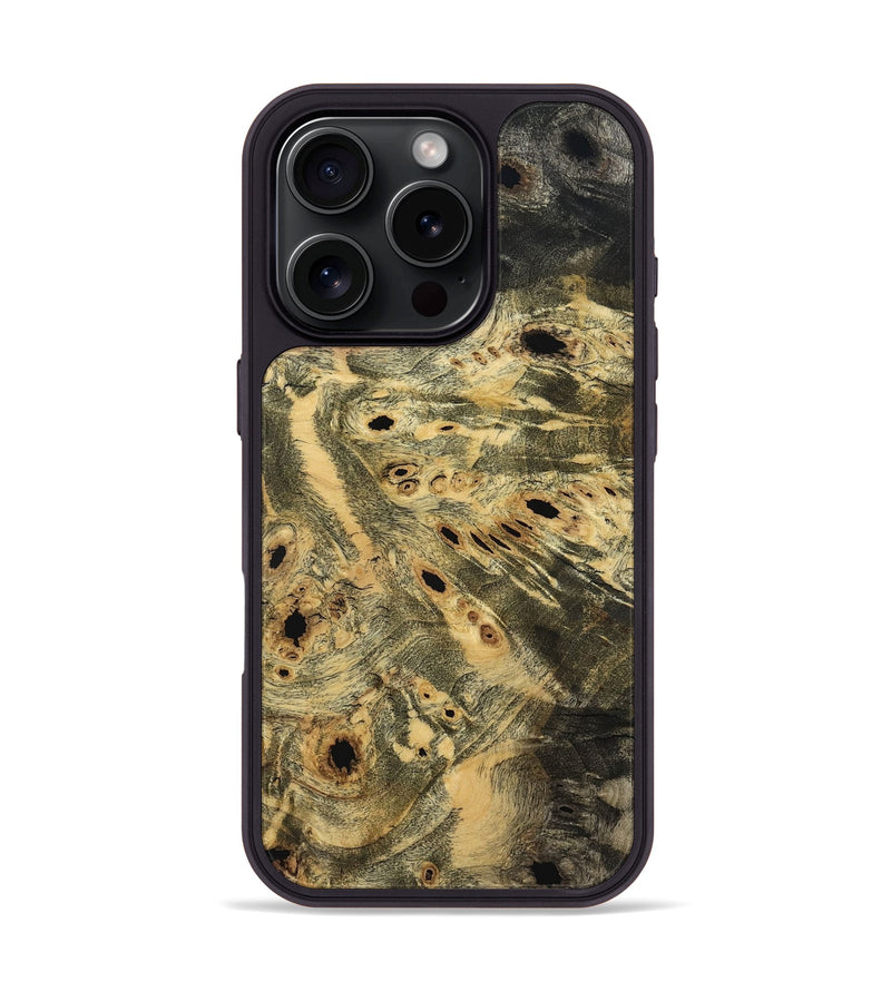 iPhone 16 Pro Wood Phone Case - Kamden (Wood Burl, 798551)