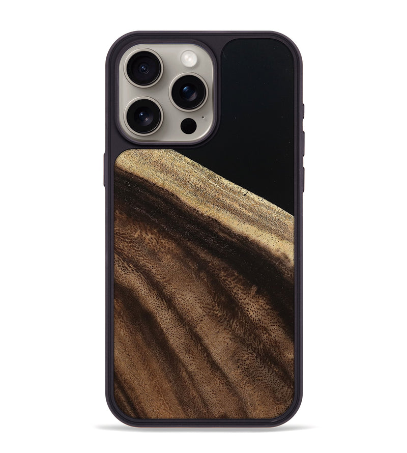 iPhone 15 Pro Max Wood Phone Case - Brent (Wood Burl, 798552)