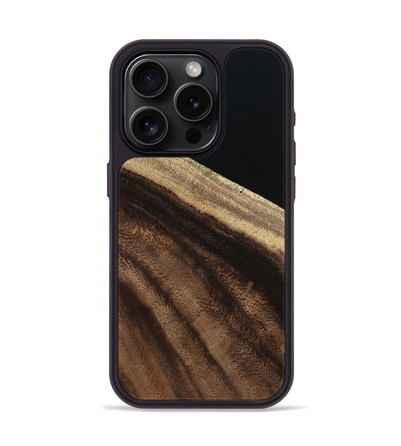 iPhone 15 Pro Wood Phone Case - Brent (Wood Burl, 798552)