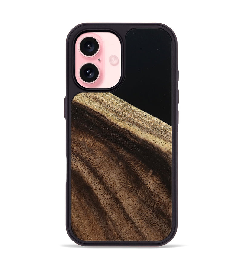 iPhone 16 Wood Phone Case - Brent (Wood Burl, 798552)