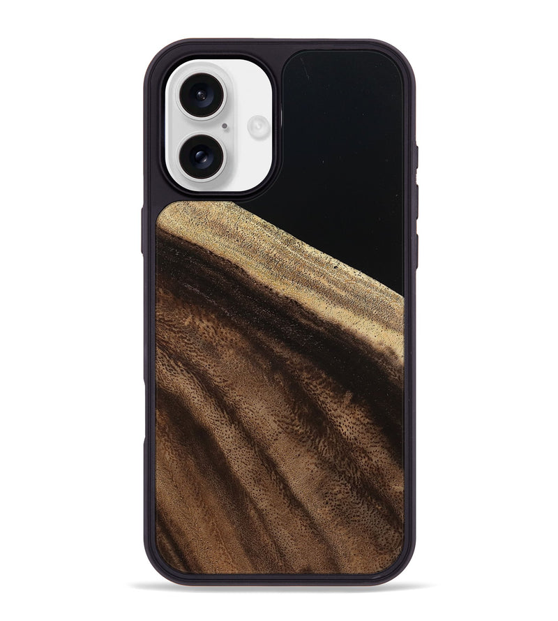 iPhone 16 Plus Wood Phone Case - Brent (Wood Burl, 798552)
