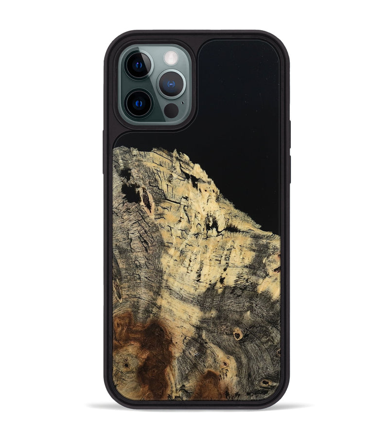 iPhone 12 Pro Max Wood Phone Case - Love (Wood Burl, 798553)