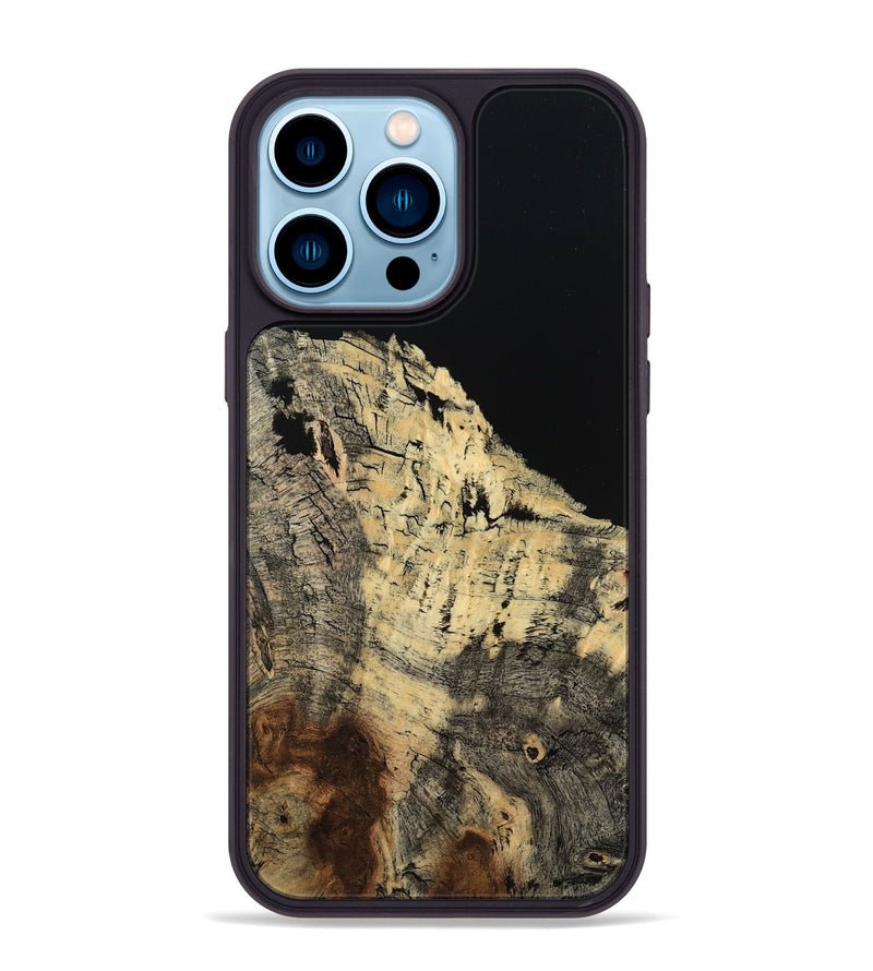 iPhone 14 Pro Max Wood Phone Case - Love (Wood Burl, 798553)