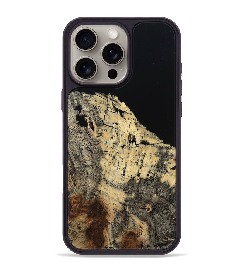 iPhone 16 Pro Max Wood Phone Case - Love (Wood Burl, 798553)
