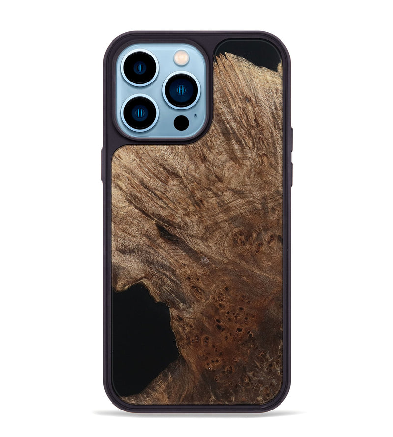 iPhone 14 Pro Max Wood Phone Case - Elisha (Wood Burl, 798554)