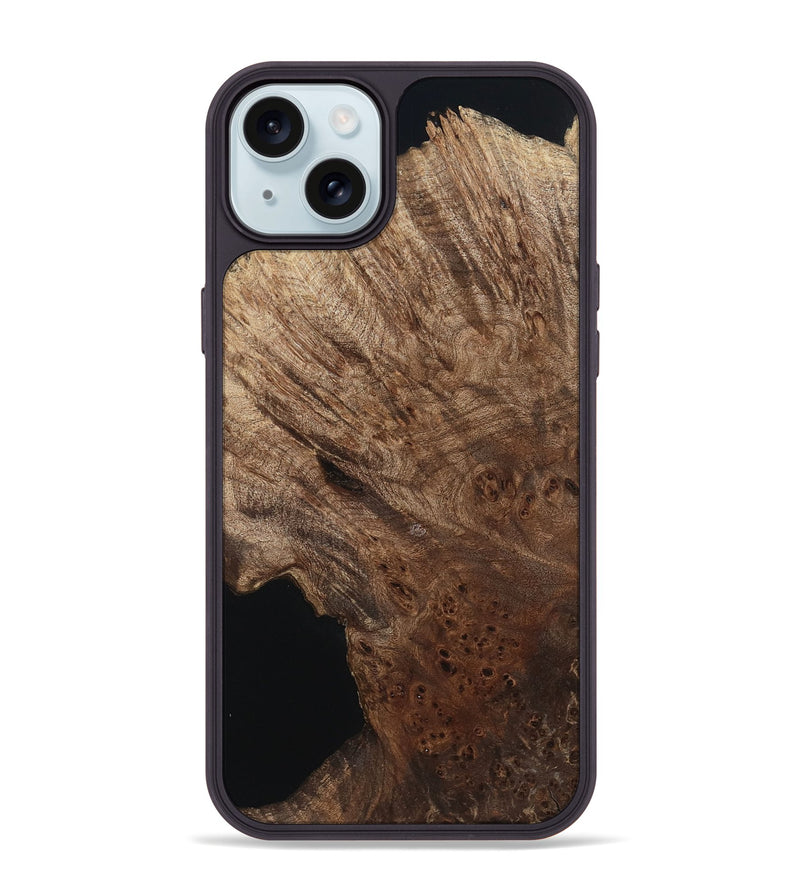 iPhone 15 Plus Wood Phone Case - Elisha (Wood Burl, 798554)