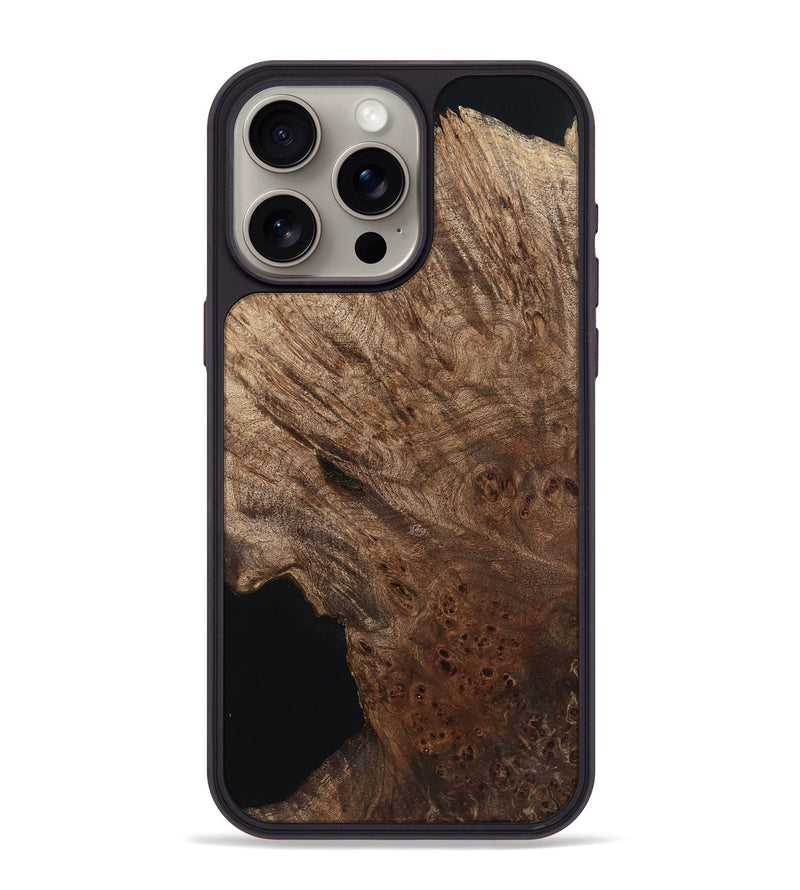 iPhone 15 Pro Max Wood Phone Case - Elisha (Wood Burl, 798554)