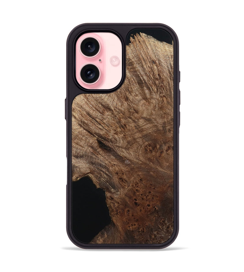 iPhone 16 Wood Phone Case - Elisha (Wood Burl, 798554)