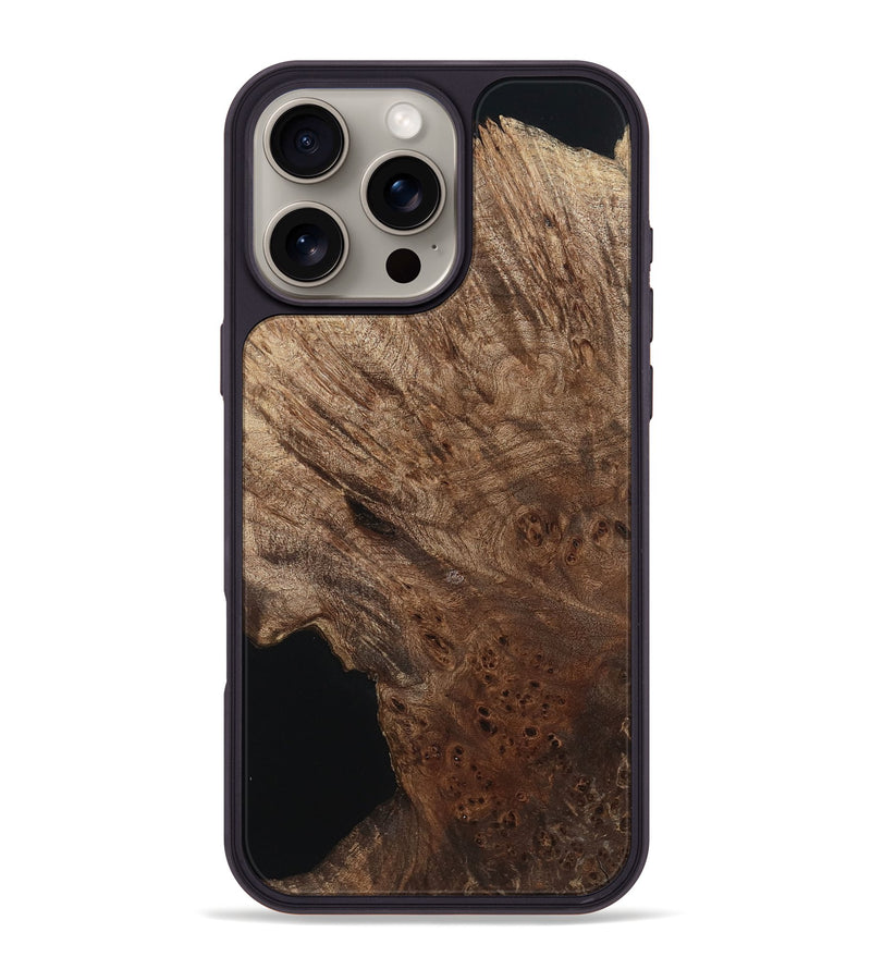 iPhone 16 Pro Max Wood Phone Case - Elisha (Wood Burl, 798554)