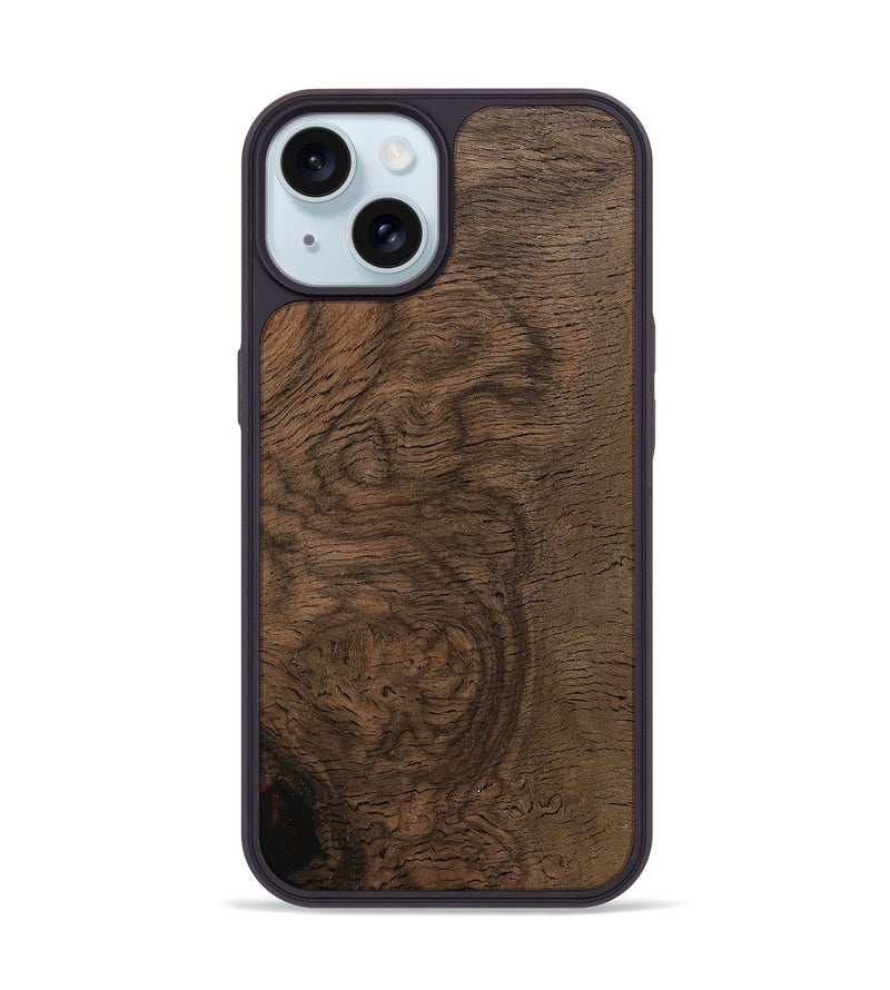 iPhone 15 Wood Phone Case - Leonora (Wood Burl, 798555)