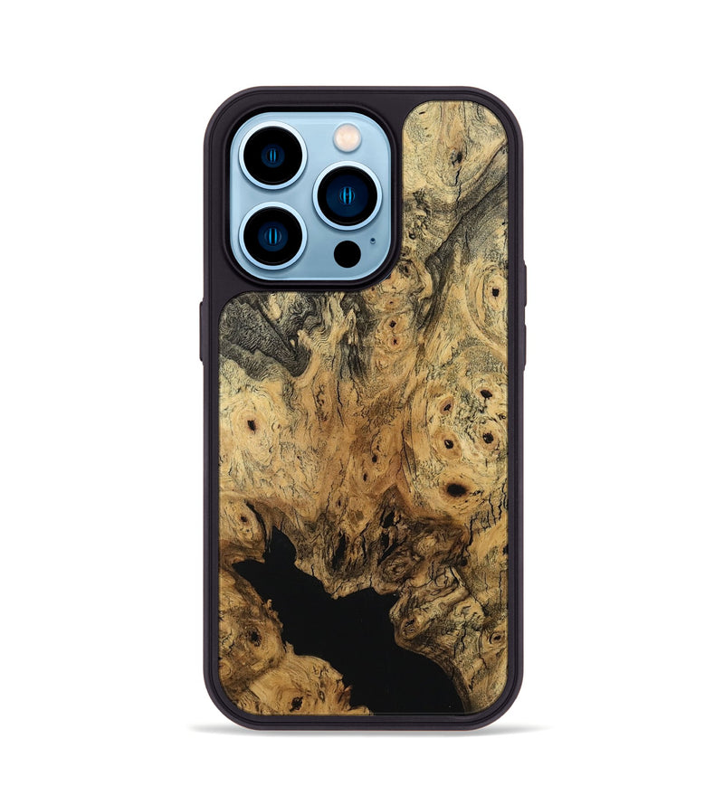 iPhone 14 Pro Wood Phone Case - Kayla (Wood Burl, 798556)