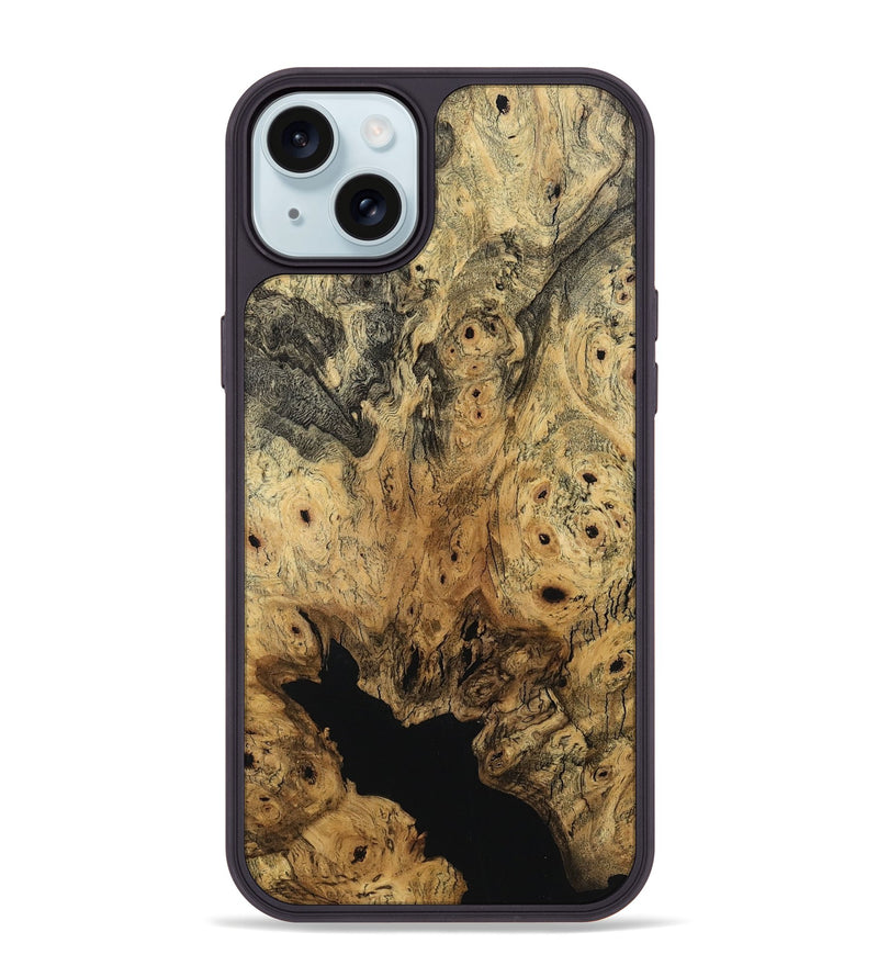 iPhone 15 Plus Wood Phone Case - Kayla (Wood Burl, 798556)