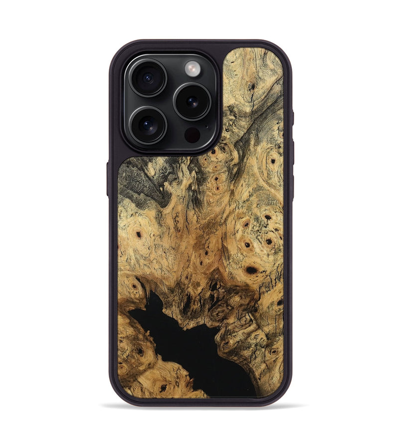 iPhone 15 Pro Wood Phone Case - Kayla (Wood Burl, 798556)