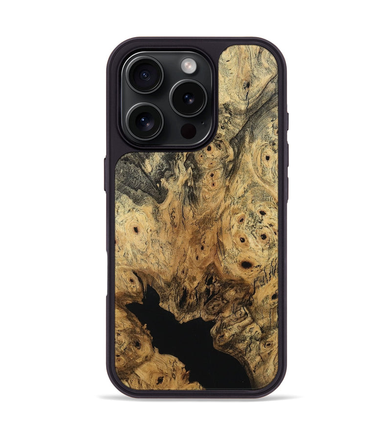 iPhone 16 Pro Wood Phone Case - Kayla (Wood Burl, 798556)