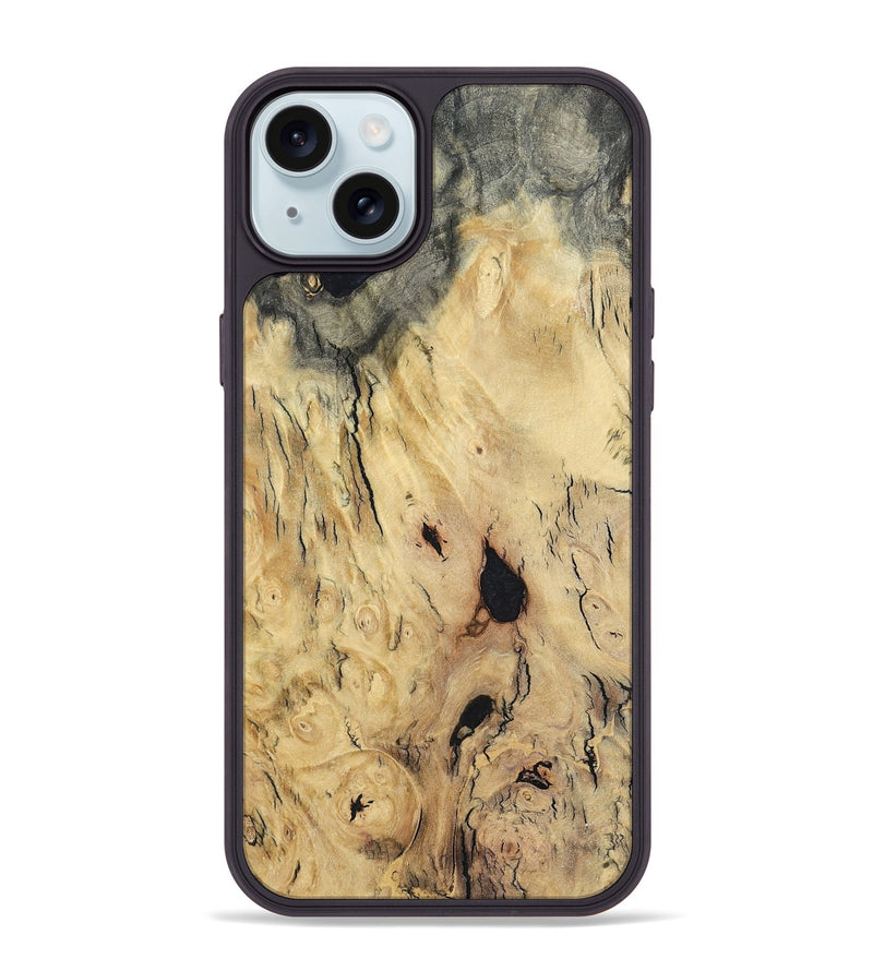 iPhone 15 Plus Wood Phone Case - Alyssa (Wood Burl, 798558)