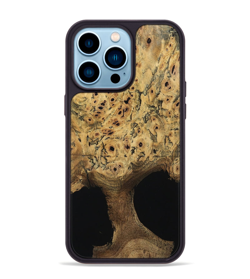 iPhone 14 Pro Max Wood Phone Case - Shamika (Wood Burl, 798560)