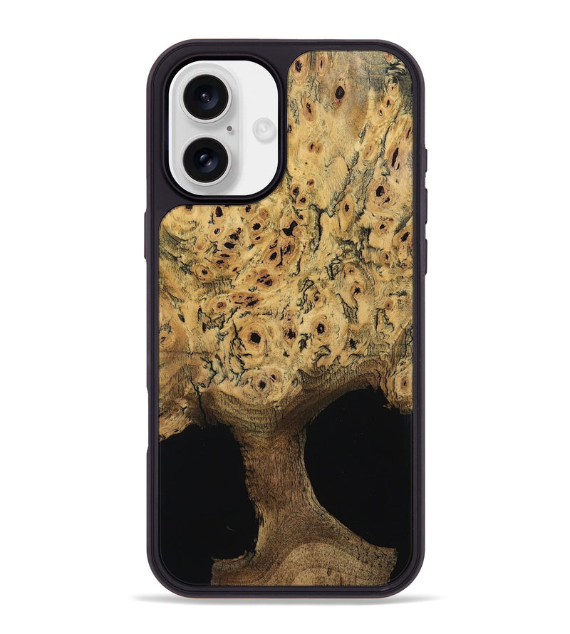 iPhone 16 Plus Wood Phone Case - Shamika (Wood Burl, 798560)