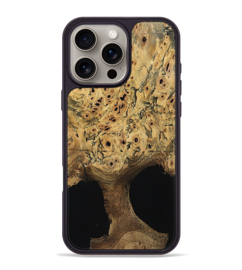iPhone 16 Pro Max Wood Phone Case - Shamika (Wood Burl, 798560)