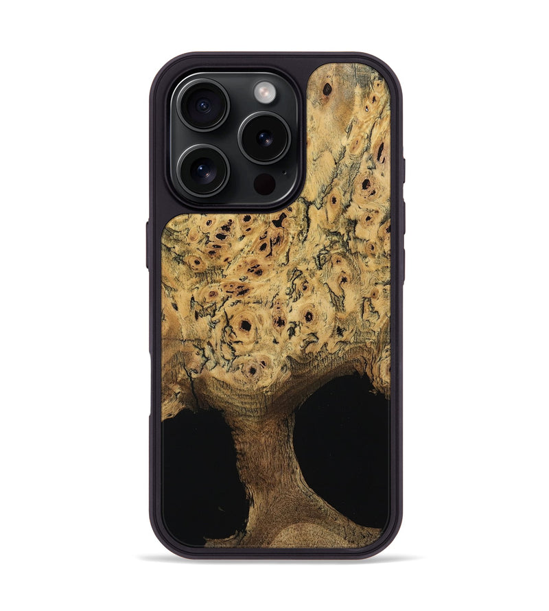 iPhone 16 Pro Wood Phone Case - Shamika (Wood Burl, 798560)