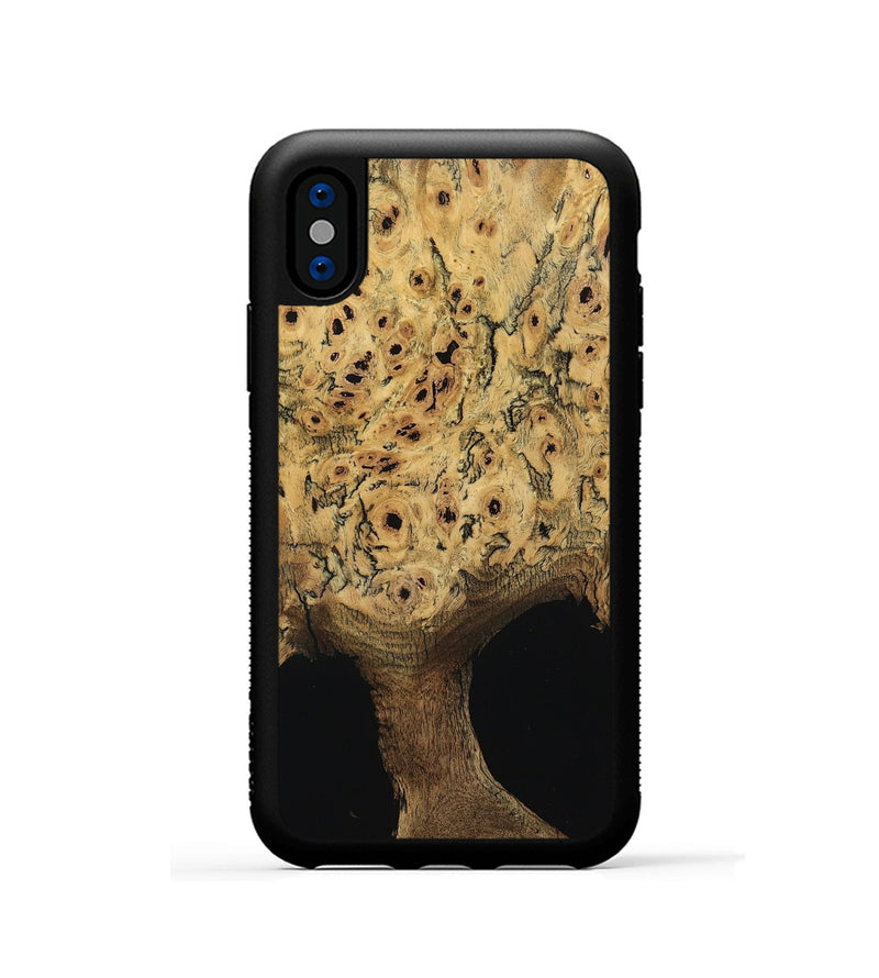 iPhone Xs Wood Phone Case - Shamika (Wood Burl, 798560)