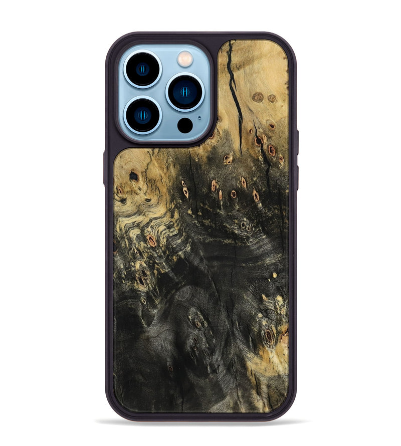 iPhone 14 Pro Max Wood Phone Case - Hailie (Wood Burl, 798562)