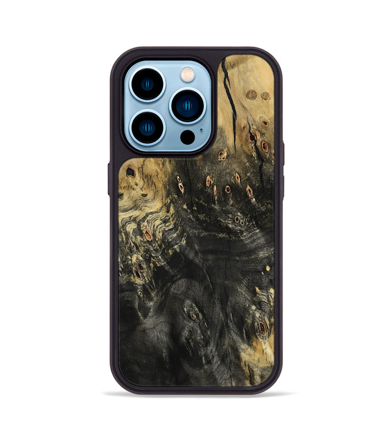 iPhone 14 Pro Wood Phone Case - Hailie (Wood Burl, 798562)
