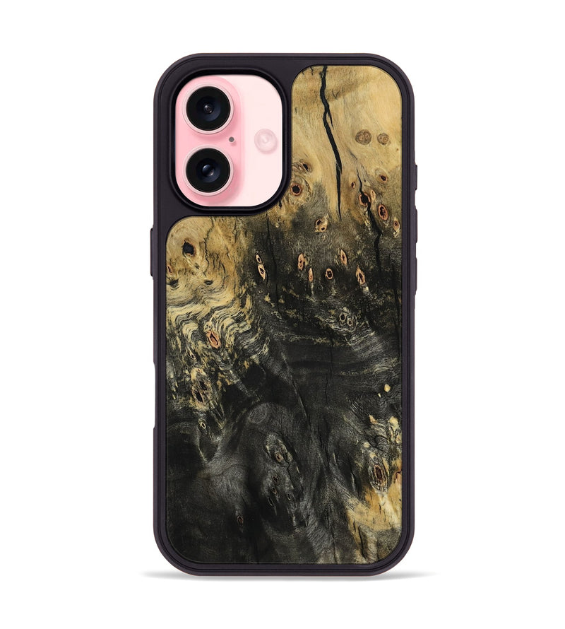 iPhone 16 Wood Phone Case - Hailie (Wood Burl, 798562)