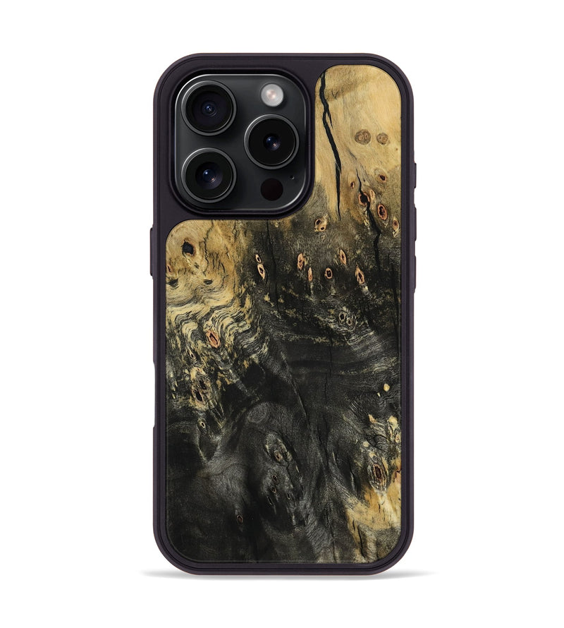 iPhone 16 Pro Wood Phone Case - Hailie (Wood Burl, 798562)
