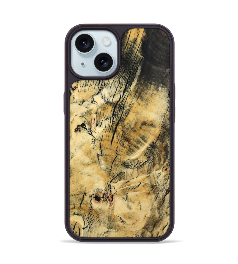 iPhone 15 Wood Phone Case - Alani (Wood Burl, 798567)