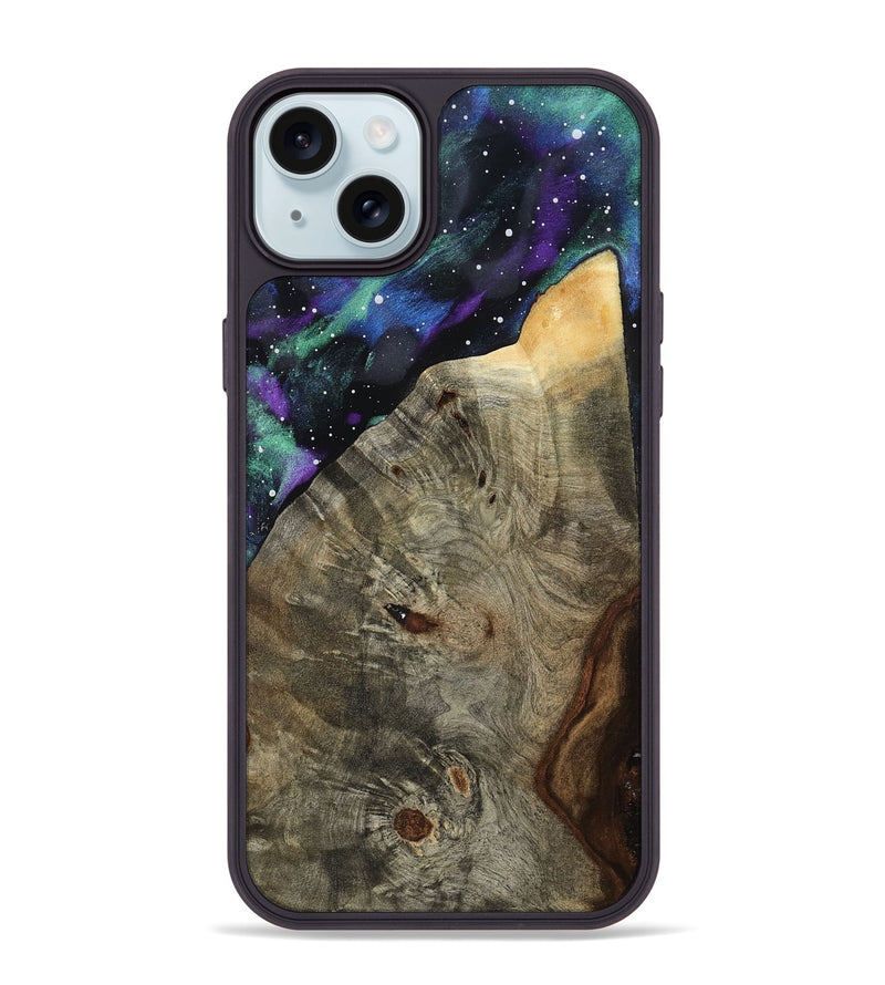 iPhone 15 Plus Wood Phone Case - Fatima (Cosmos, 798607)