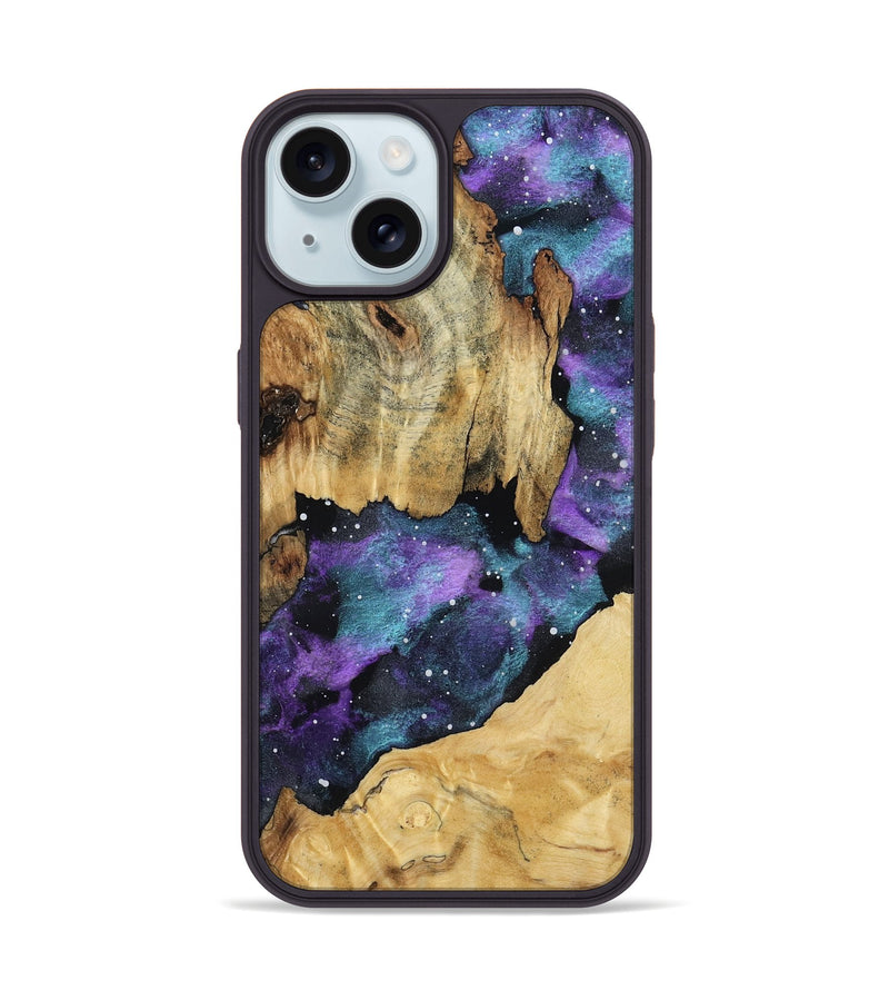iPhone 15 Wood Phone Case - Jeanine (Cosmos, 798613)