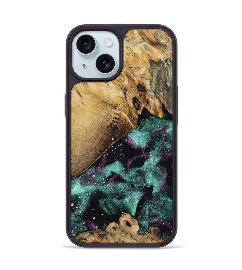 iPhone 15 Wood Phone Case - Edmond (Cosmos, 798617)
