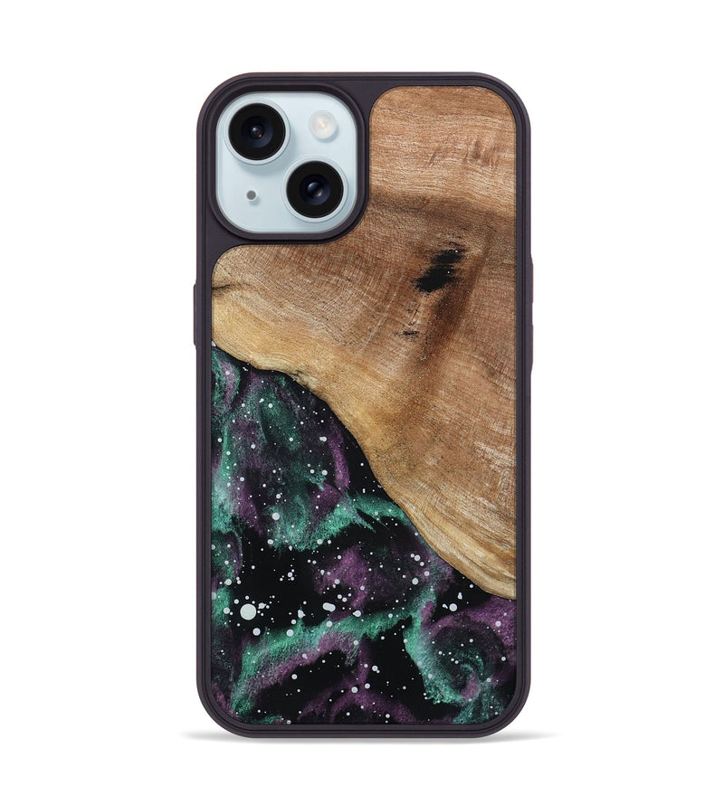 iPhone 15 Wood Phone Case - Noelia (Cosmos, 798619)