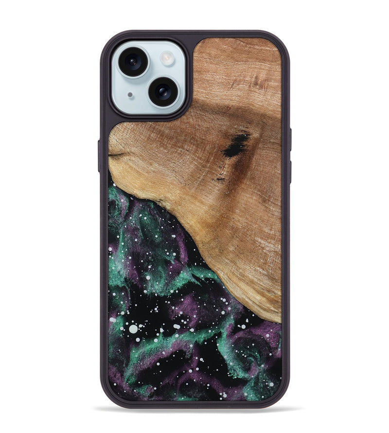 iPhone 15 Plus Wood Phone Case - Noelia (Cosmos, 798619)