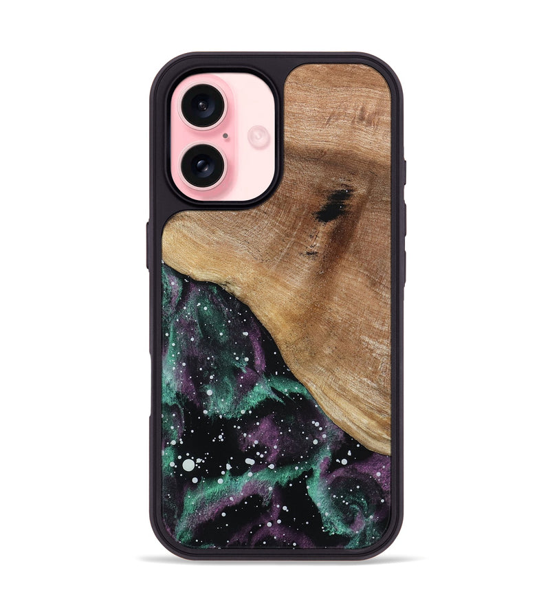 iPhone 16 Wood Phone Case - Noelia (Cosmos, 798619)