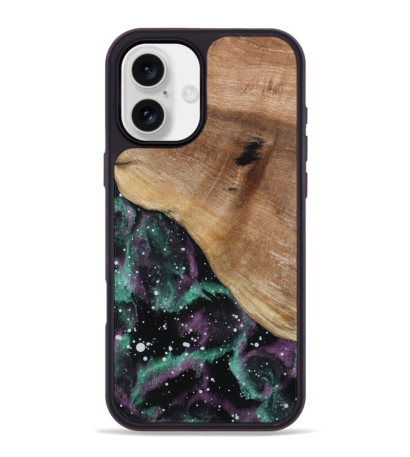 iPhone 16 Plus Wood Phone Case - Noelia (Cosmos, 798619)