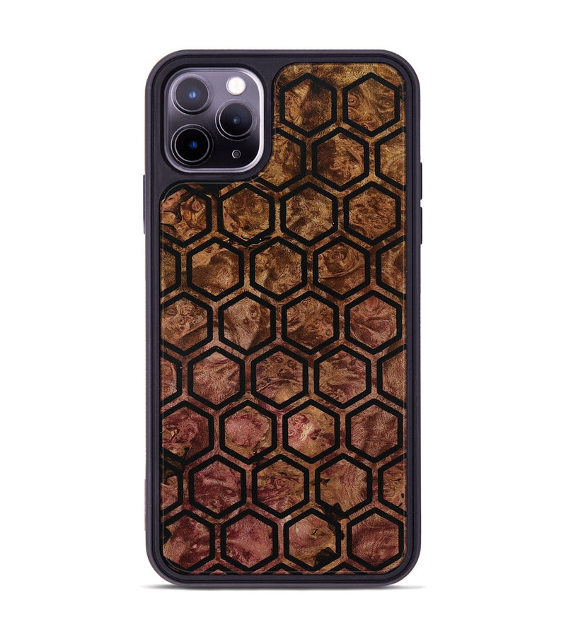 iPhone 11 Pro Max Wood Phone Case - Briley (Double Dyed, 798630)