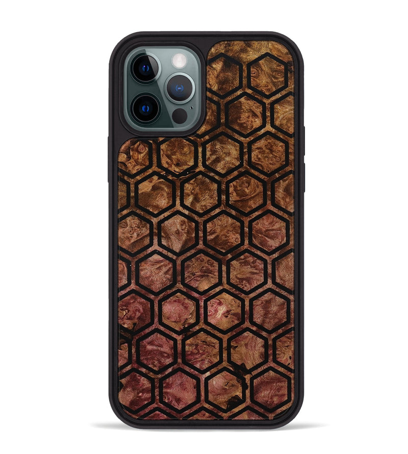 iPhone 12 Pro Max Wood Phone Case - Briley (Double Dyed, 798630)