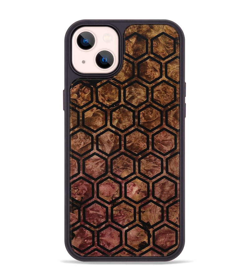 iPhone 14 Plus Wood Phone Case - Briley (Double Dyed, 798630)