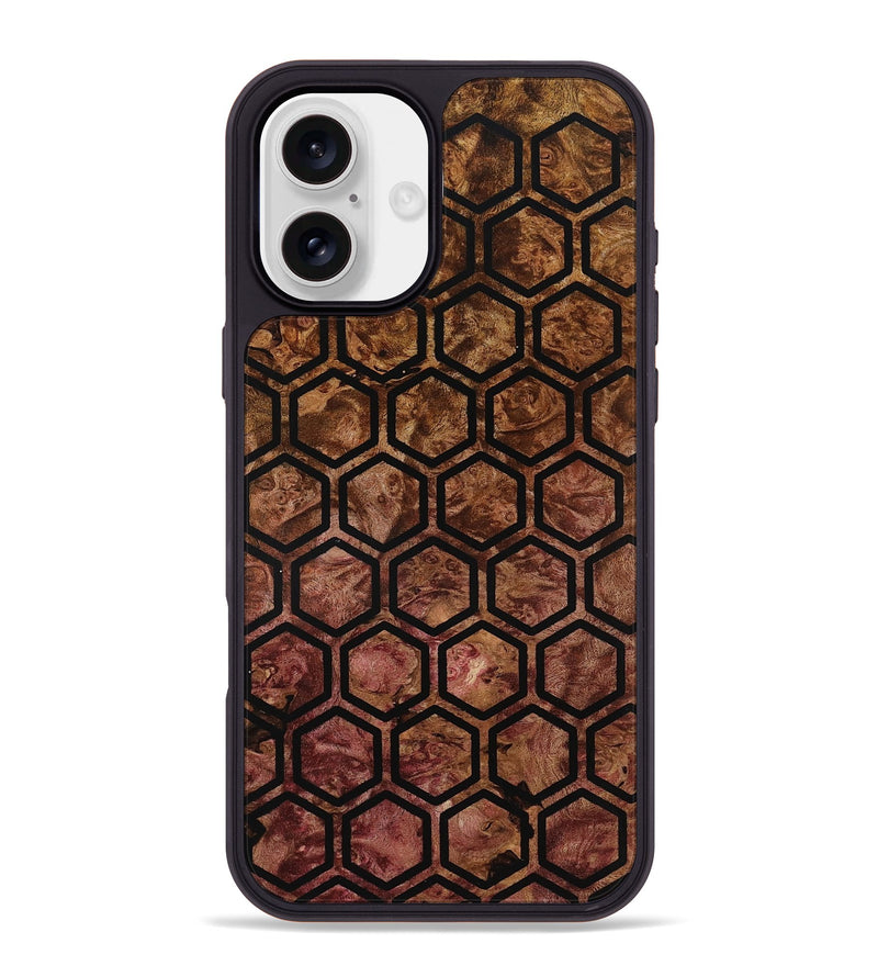 iPhone 16 Plus Wood Phone Case - Briley (Double Dyed, 798630)