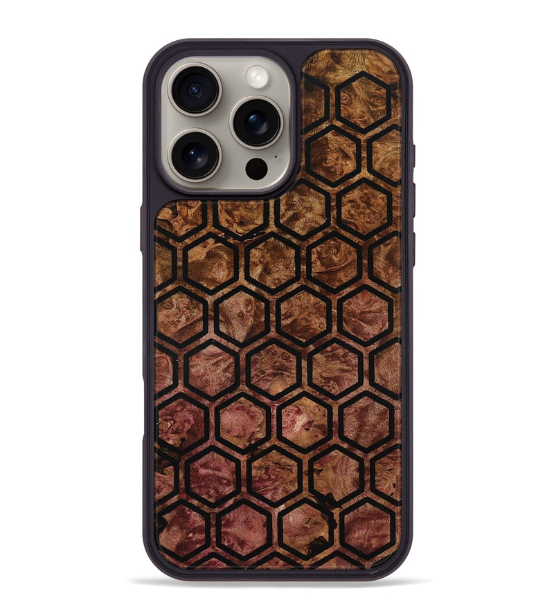 iPhone 16 Pro Max Wood Phone Case - Briley (Double Dyed, 798630)