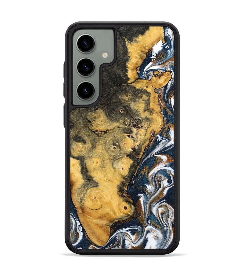 Galaxy S24 Plus Wood Phone Case - Ludwig (Teal & Gold, 798659)