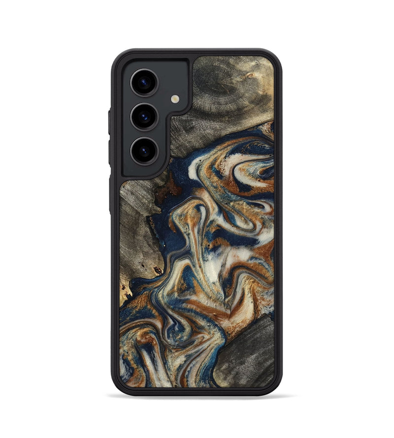 Galaxy S24 Wood Phone Case - Walter (Teal & Gold, 798672)